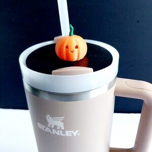 Stanley Tumbler Lid Topper Halloween Jack-O-Lantern